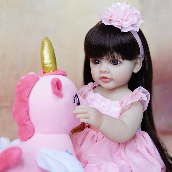 55 cm Babylistic Soft Silicone Vinyl Talking Reborn Doll very realistic - Picture 3 of 6